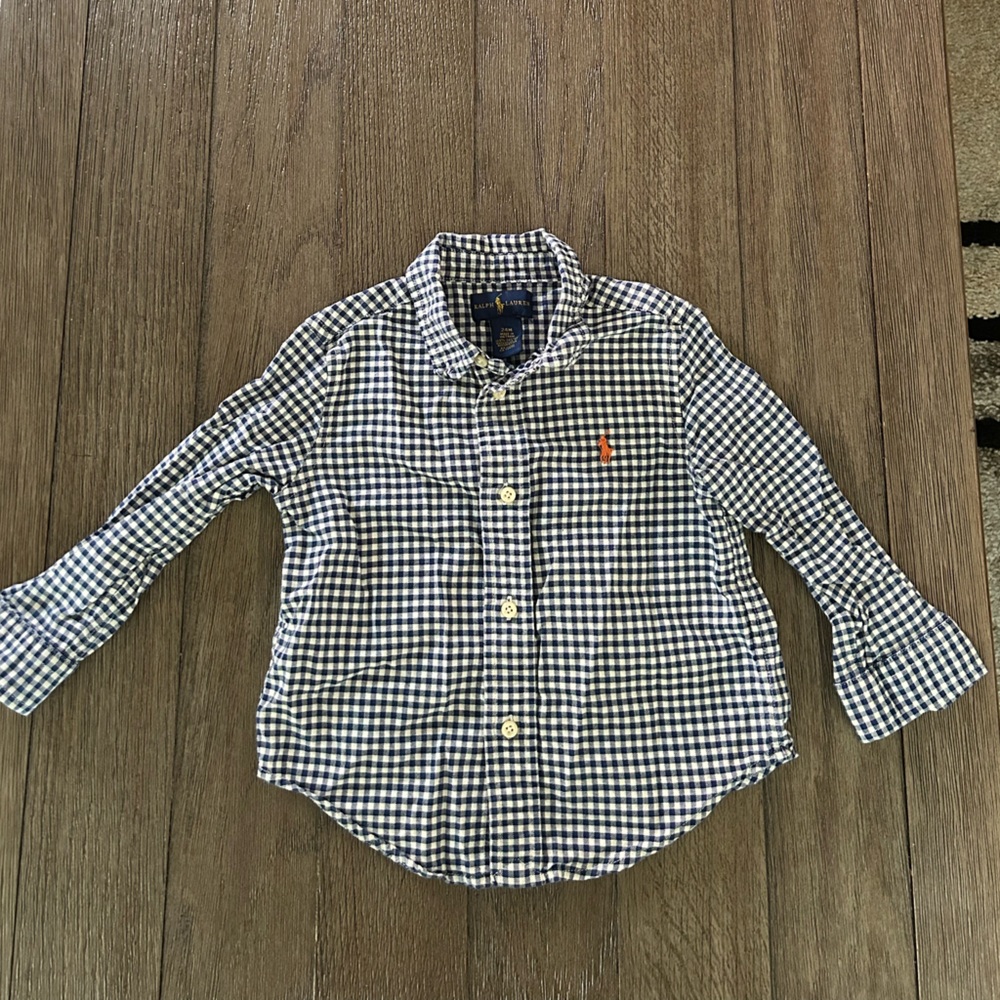 Ralph Lauren Boys' Plaid Button Down Shirt - Baby
